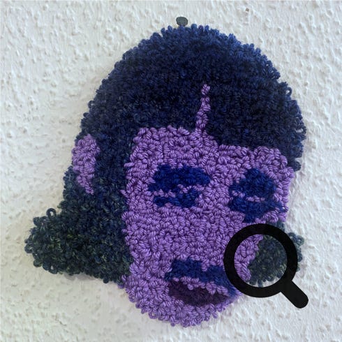 Wandschmuck LILA